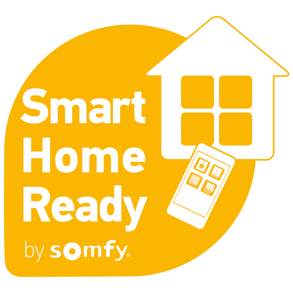 Logo Smart Home Ready by Somfy